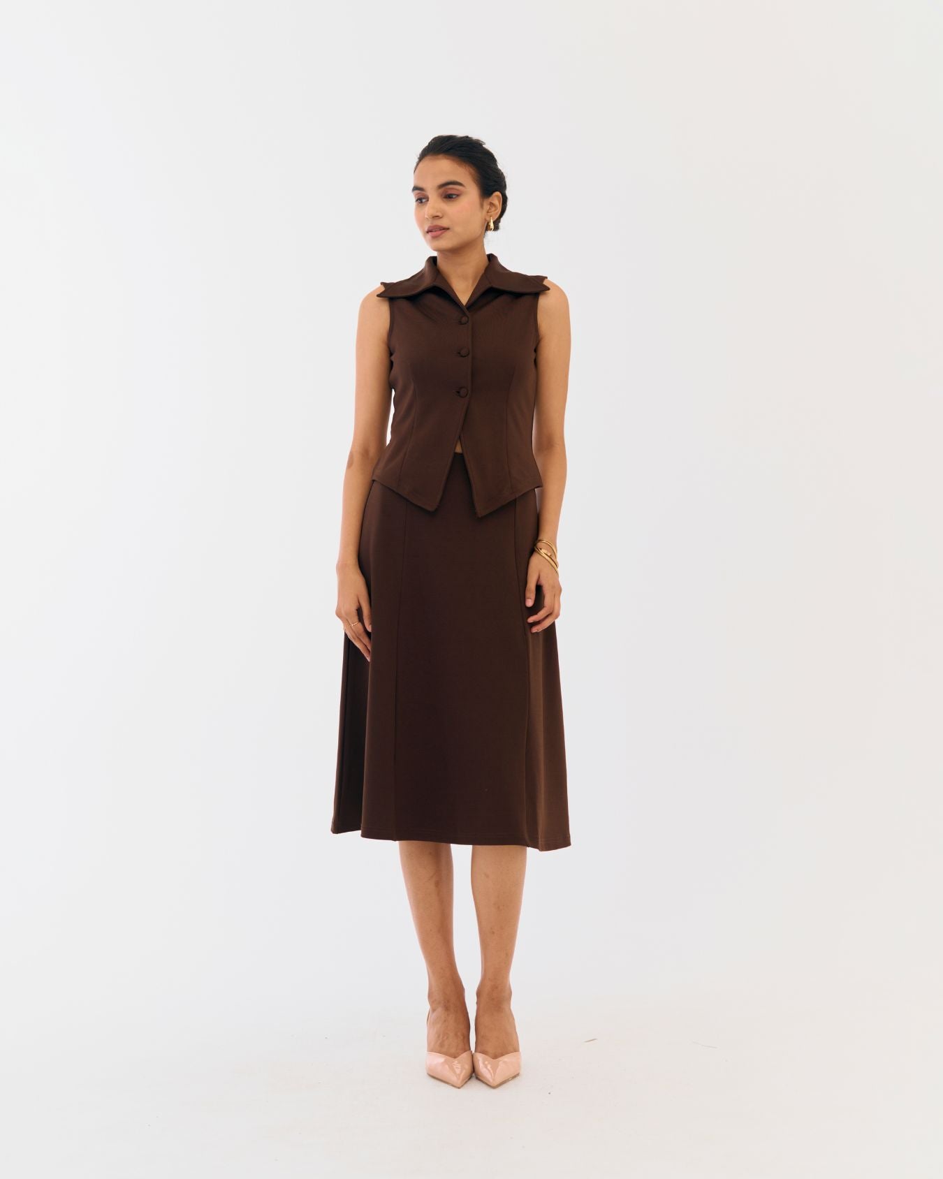 Naxos Co-ord Set Brown