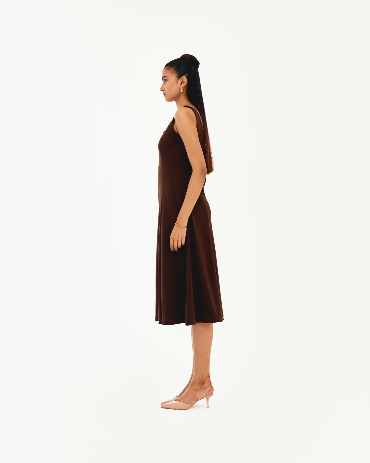 Holly Brown Fit and flare dress