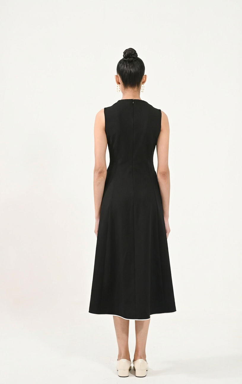 Lumi Blue Asymmetric Dress