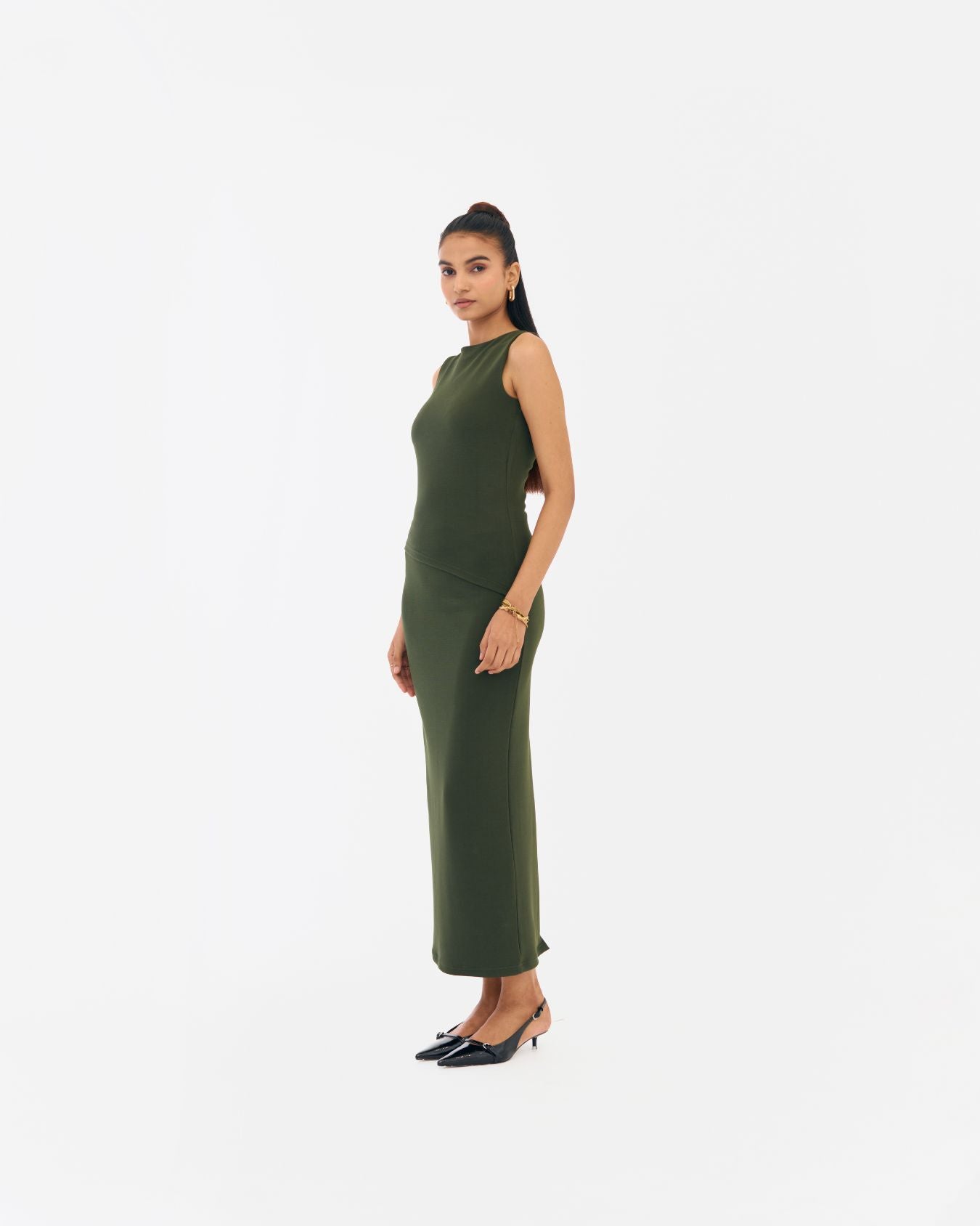 Hazy Co-ord Set Olive