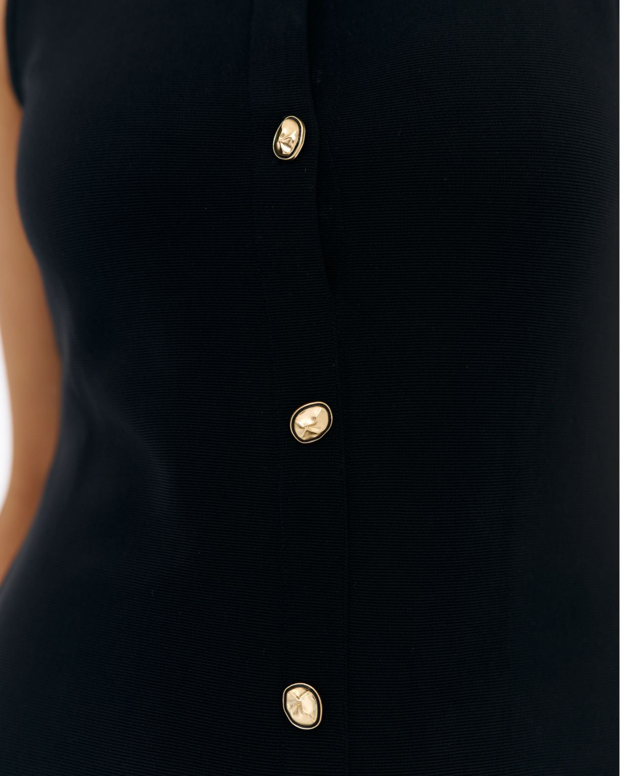 Macy Black A-line Dress