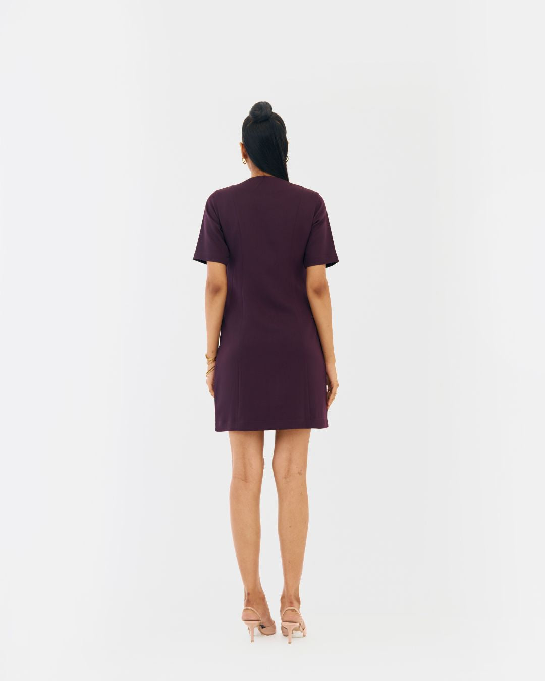Zion Wine Blazer Dress