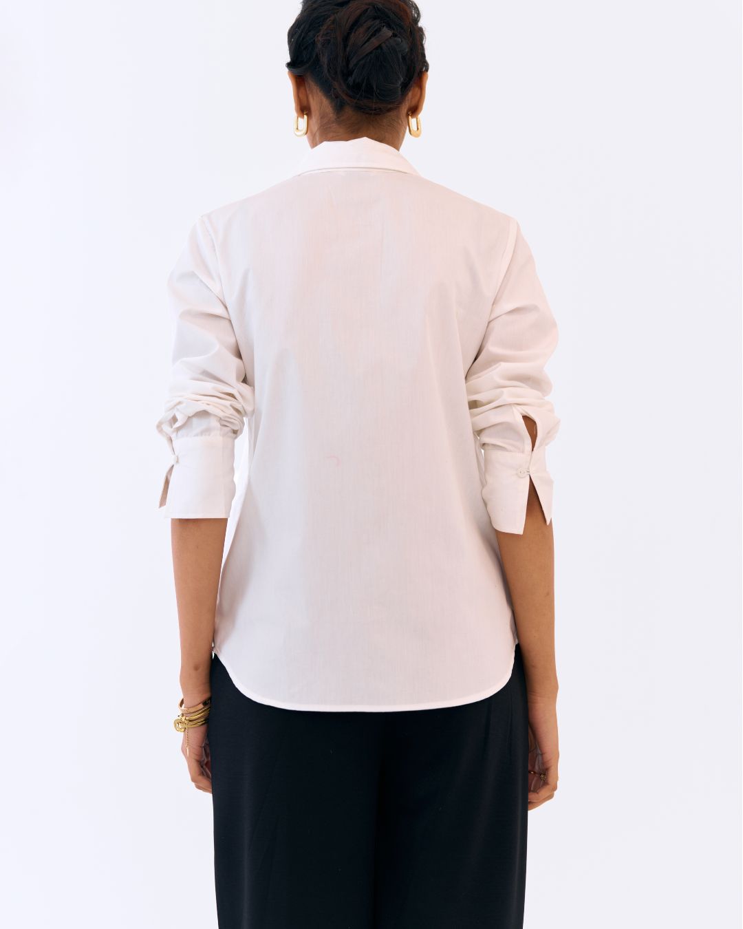 Astral White Cotton Relaxed Shirt