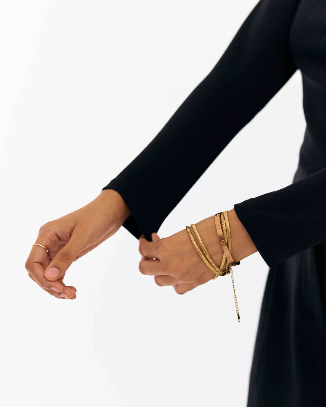 Eva Scoop Neck Top Black