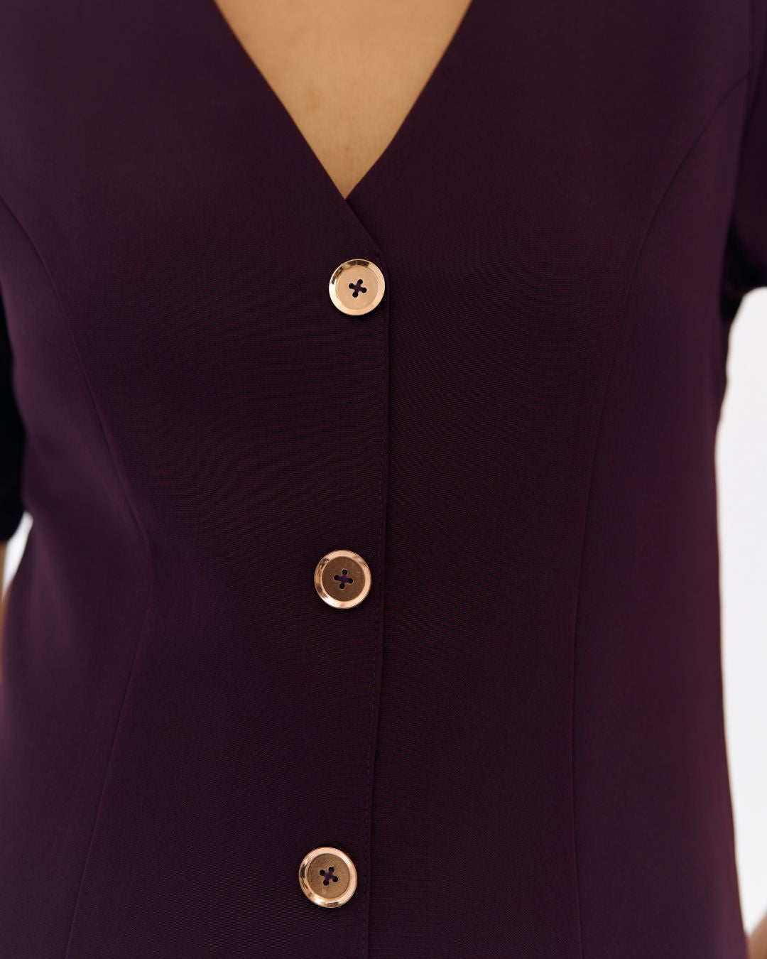 Zion Wine Blazer Dress