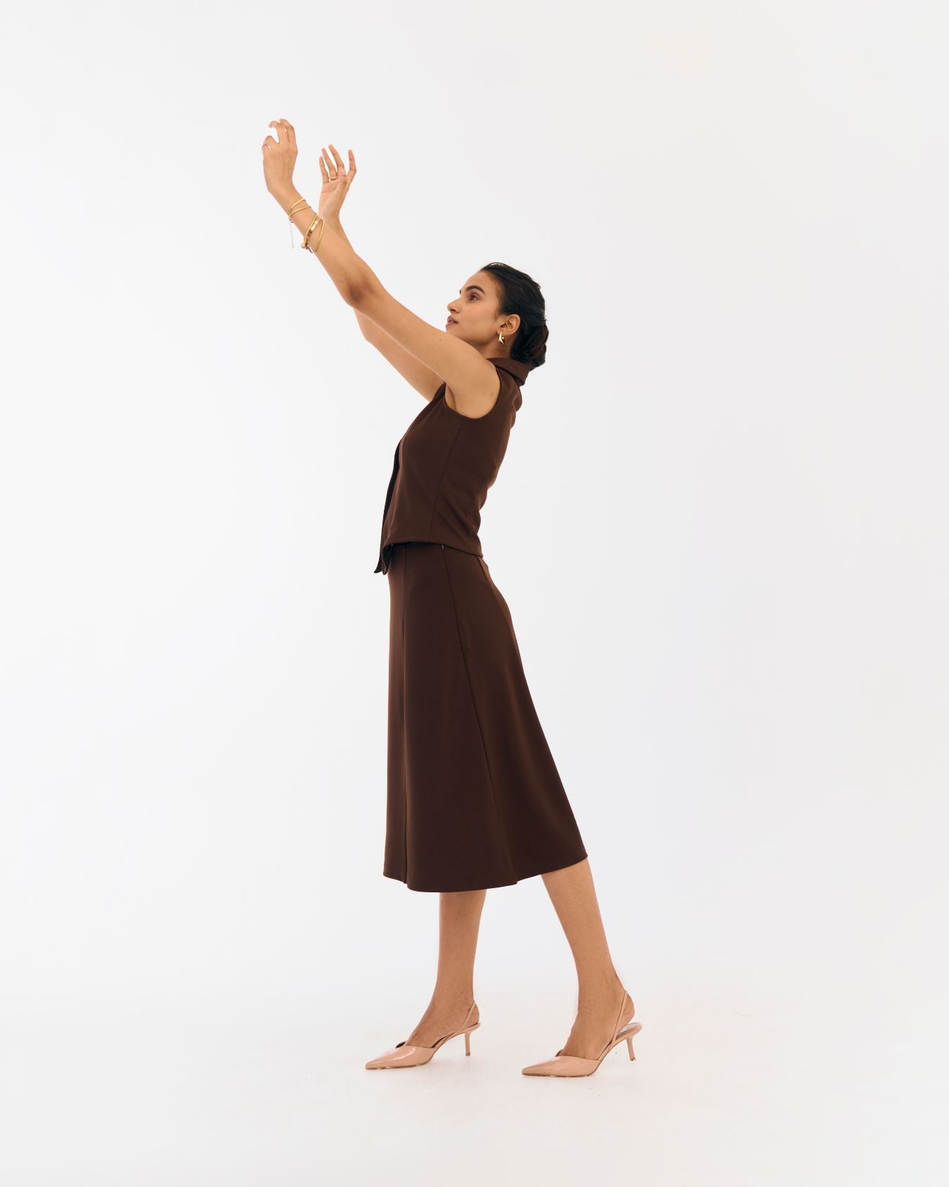 Naxos Co-ord Set Brown