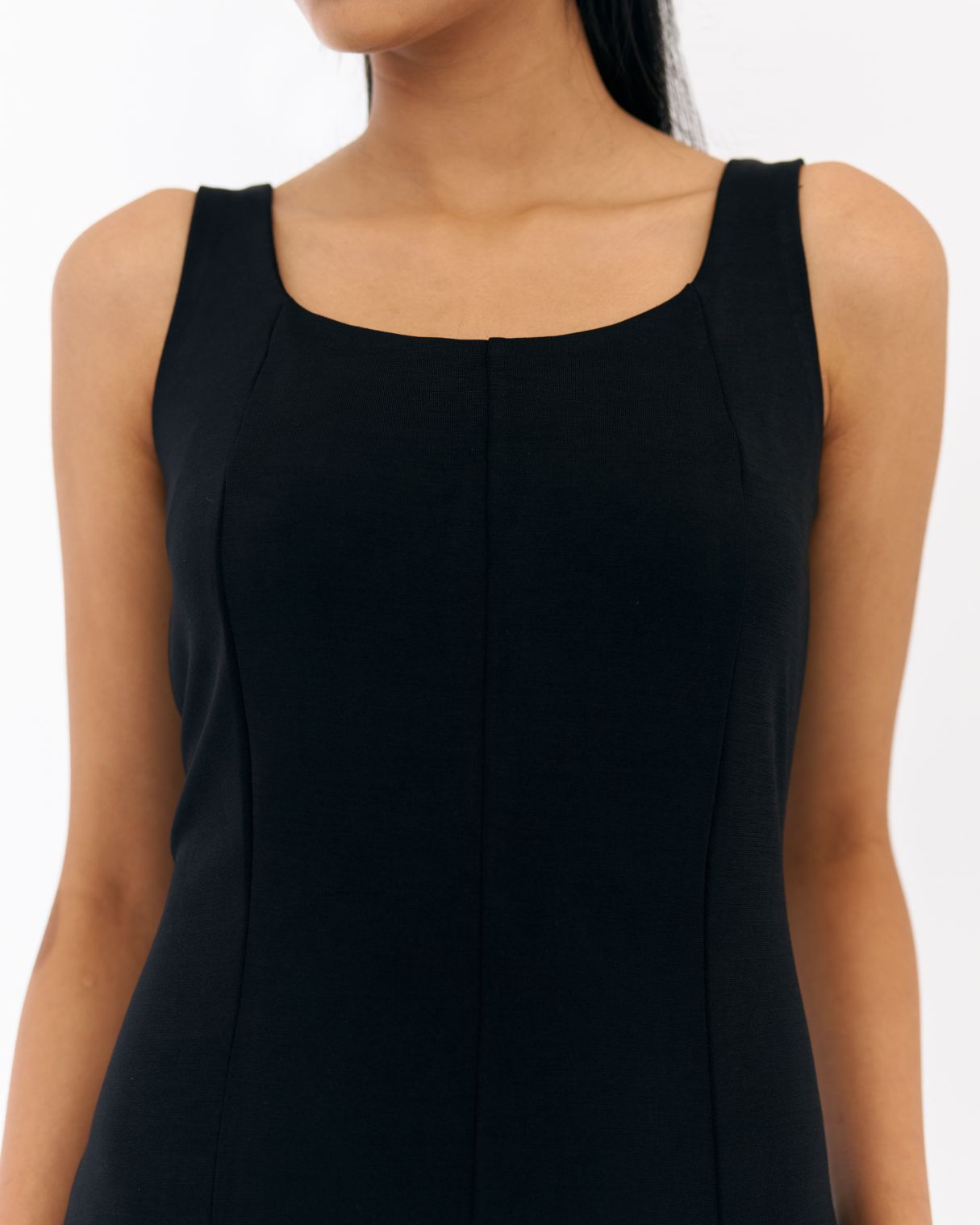 Holly Black Fit and flare dress