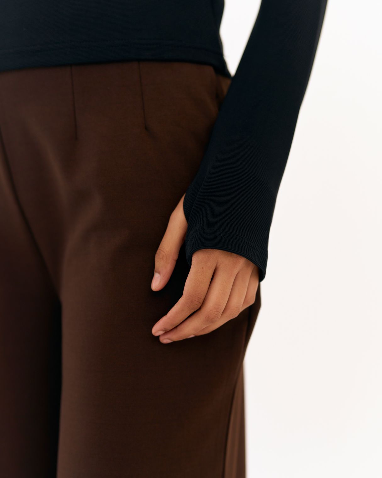 Fiona Round Neck Top Black