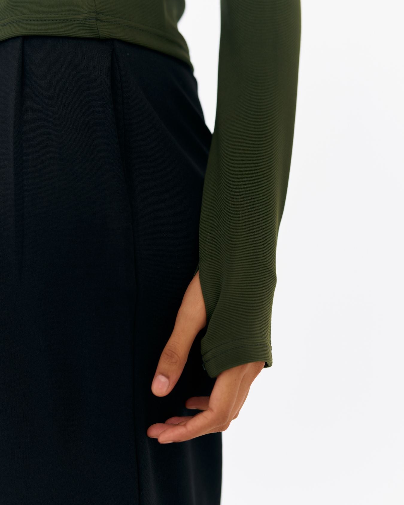 Fiona Round Neck Top Olive