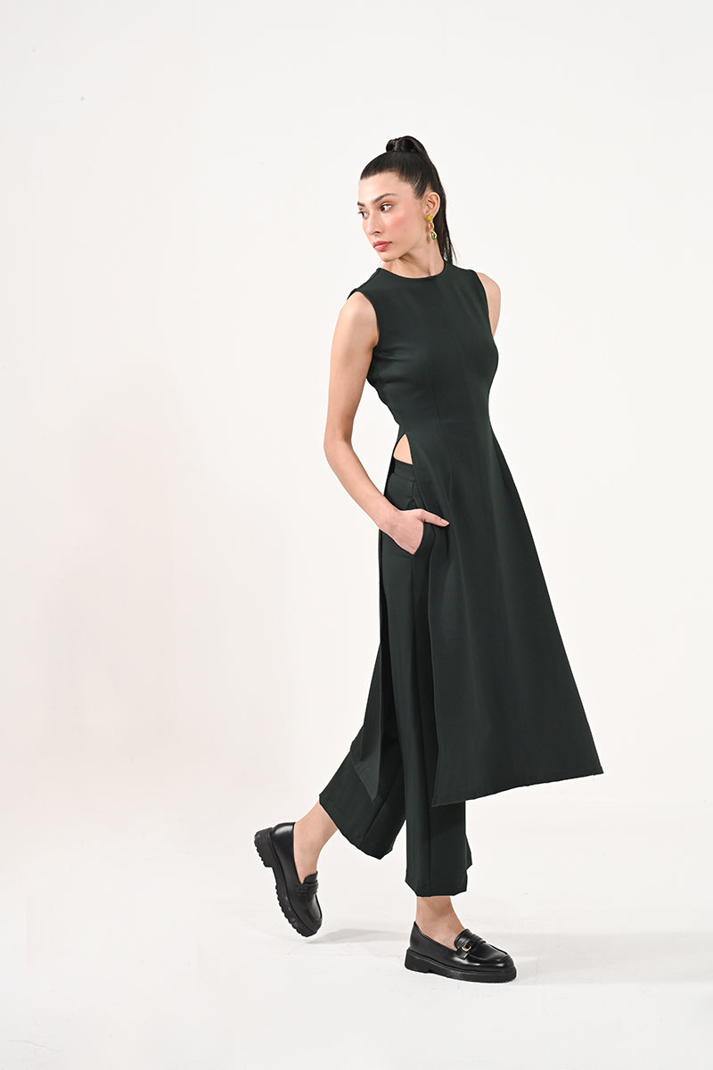 Split side longline top