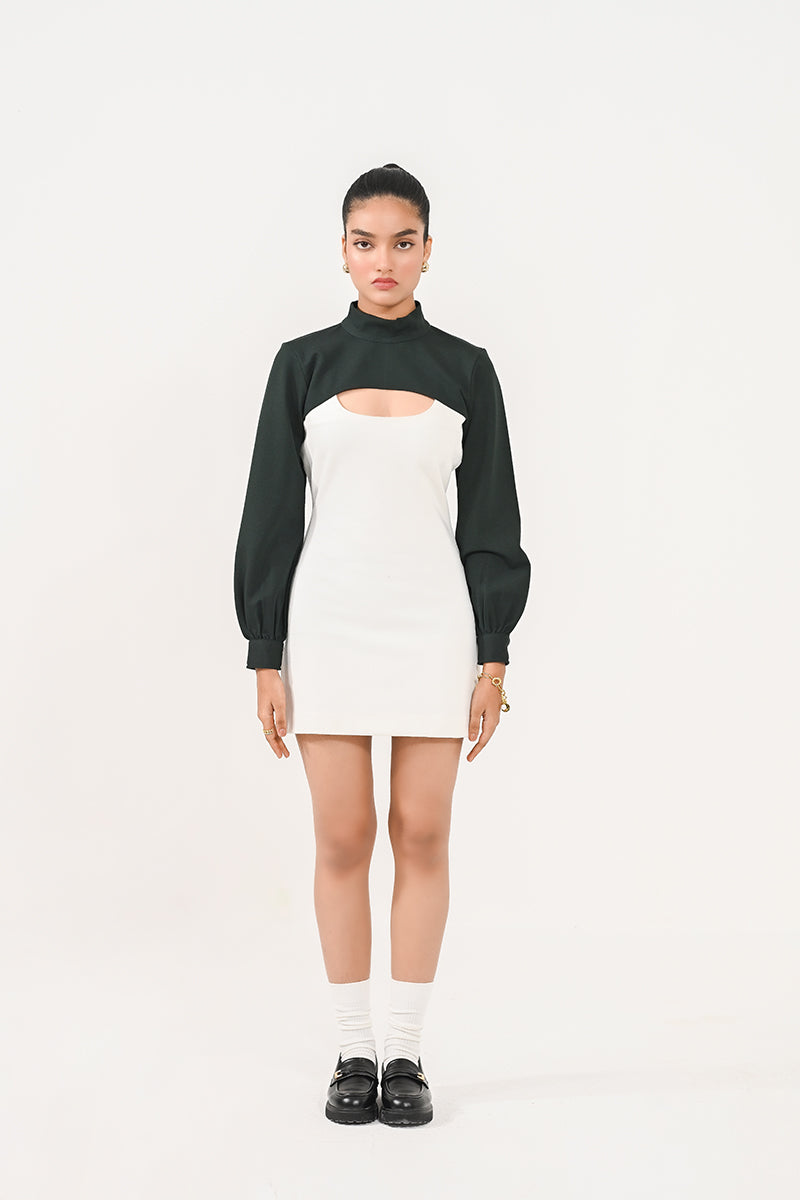 North Green Bolero Dress