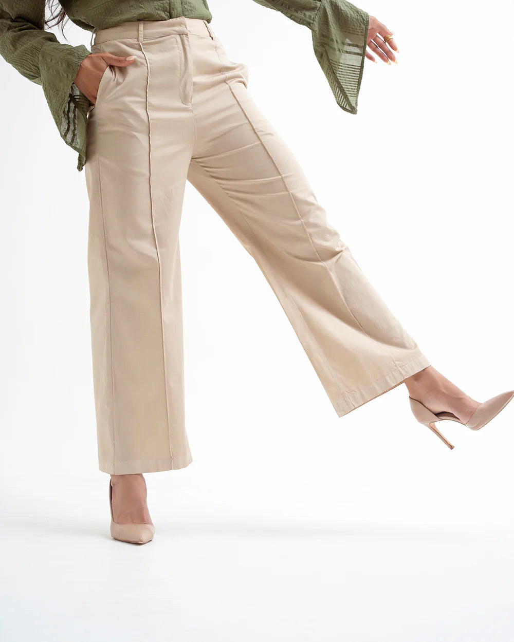 Lavender Blue Pintuck Pant