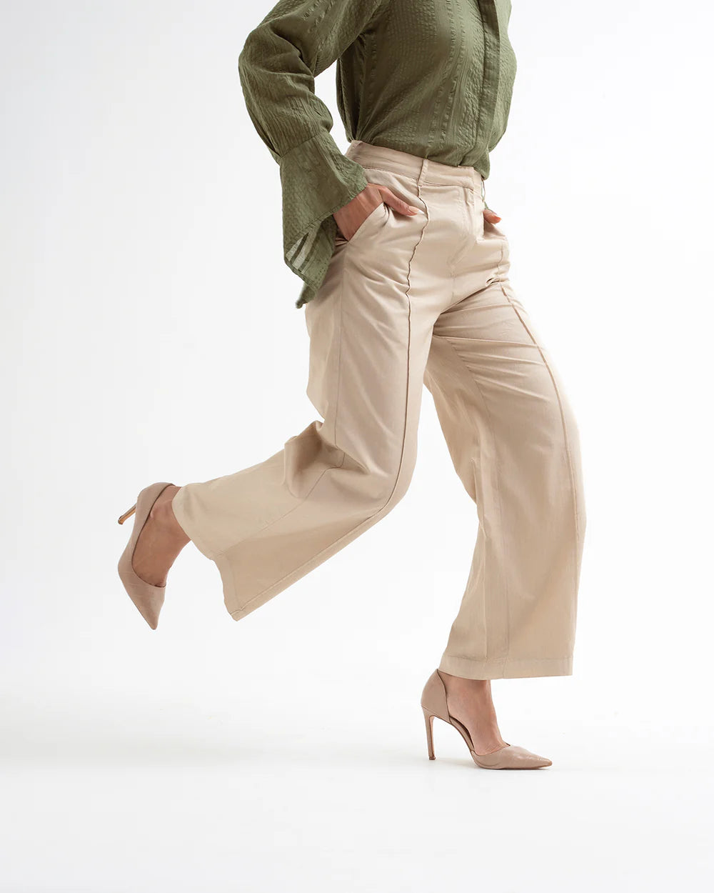 Lavender Blue Pintuck Pant