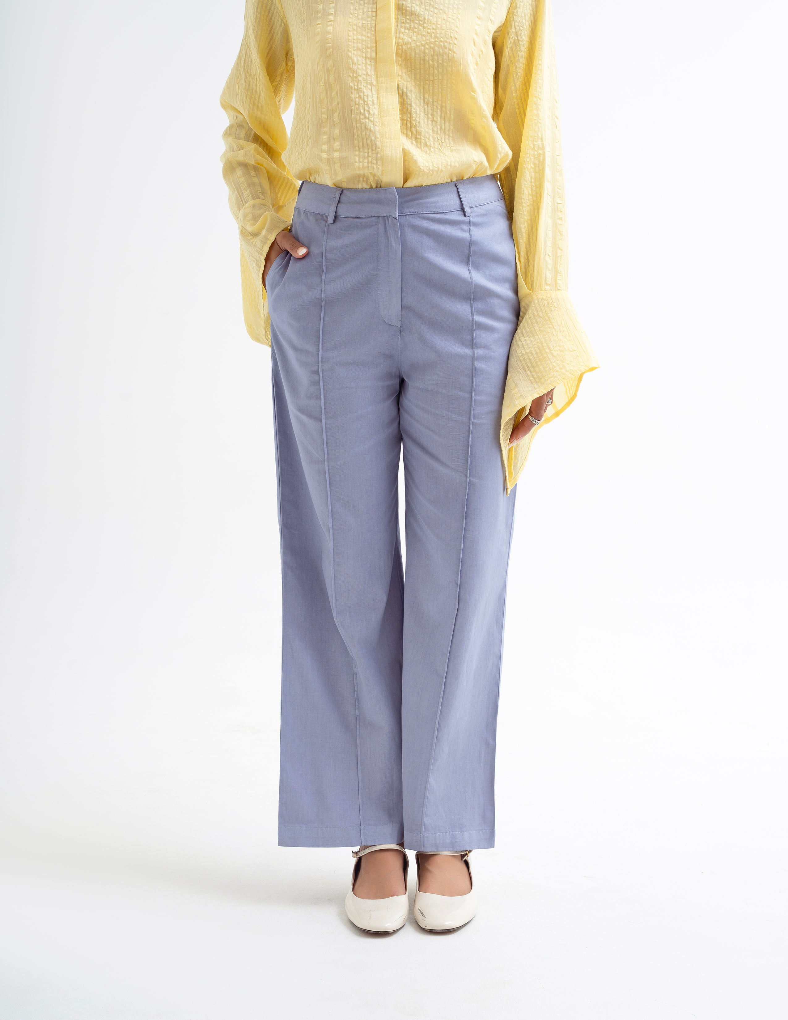 Lavender Blue Pintuck Pant