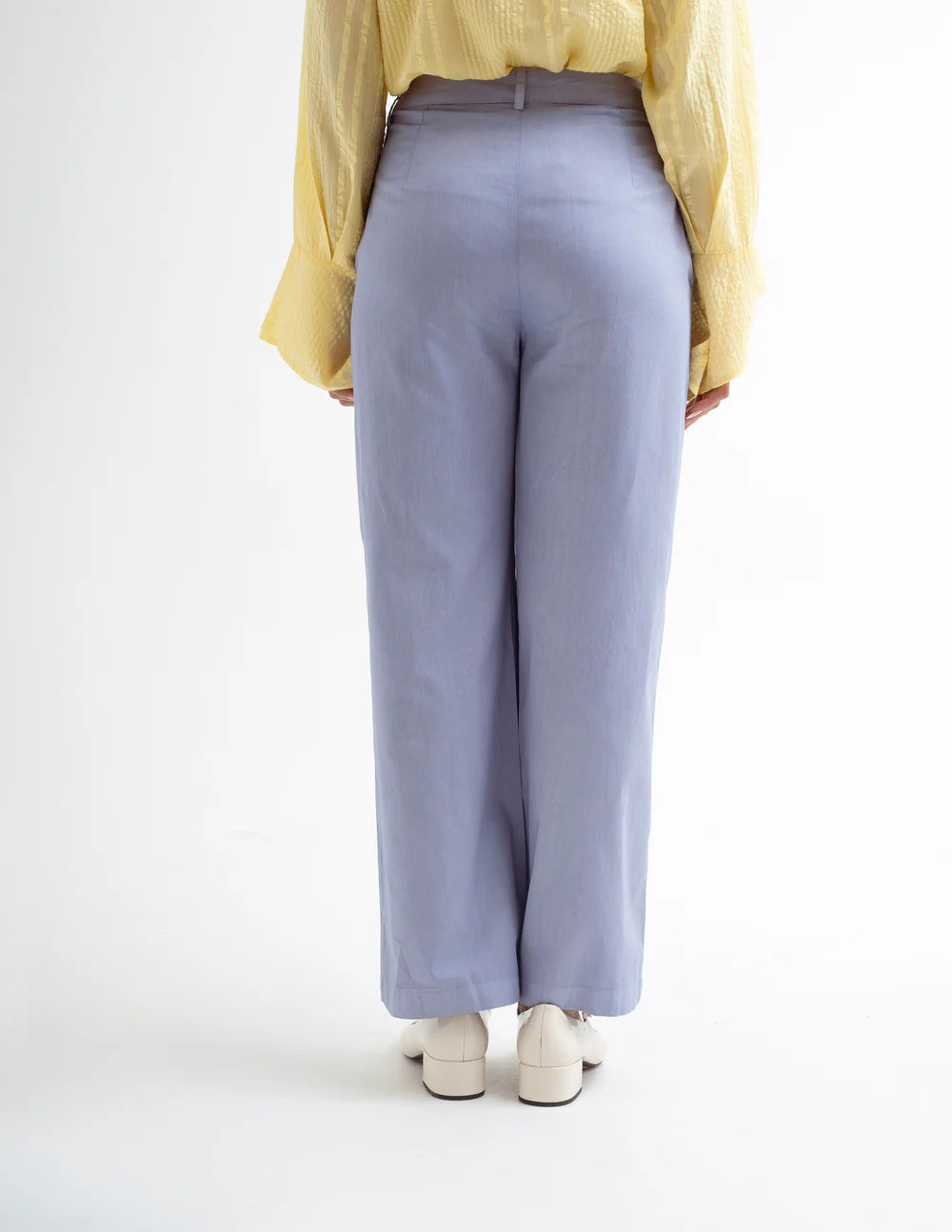 Sand beige Pintuck Pants