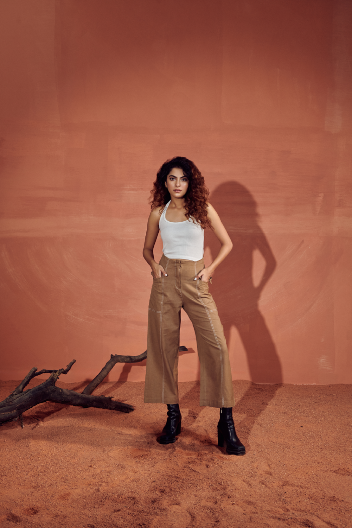 Abel Mid-Rise Straight Pants