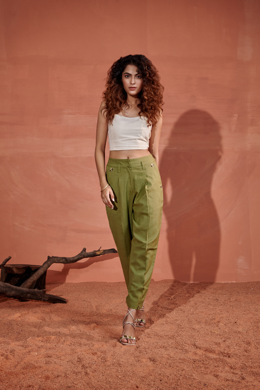 Jasper Mid-Rise Tapered Pants