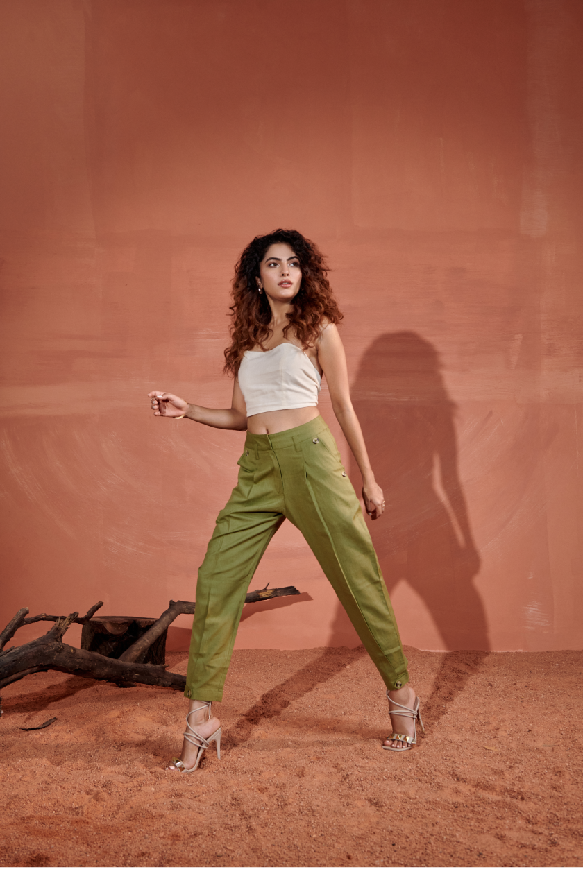Jasper Mid-Rise Tapered Pants