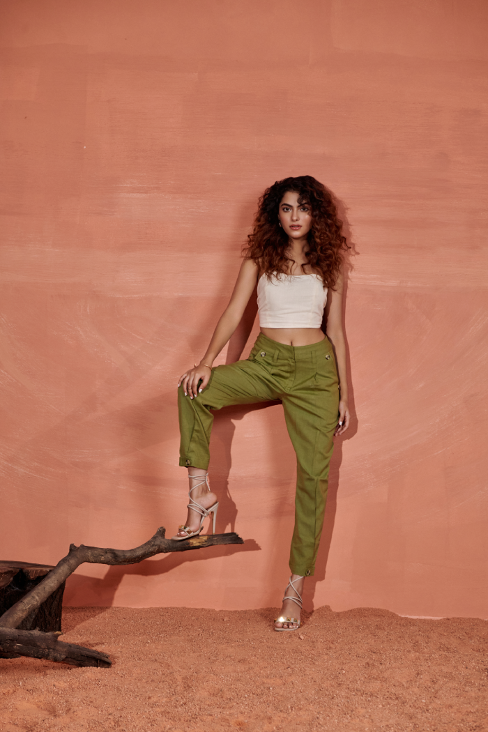 Jasper Mid-Rise Tapered Pants