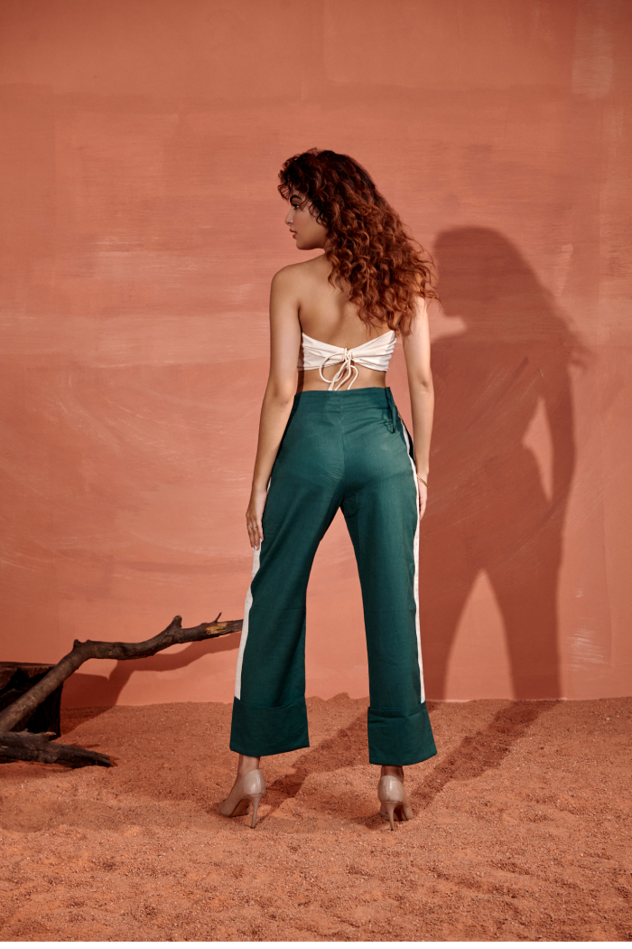 Oliver Mid-Rise Straight Pants