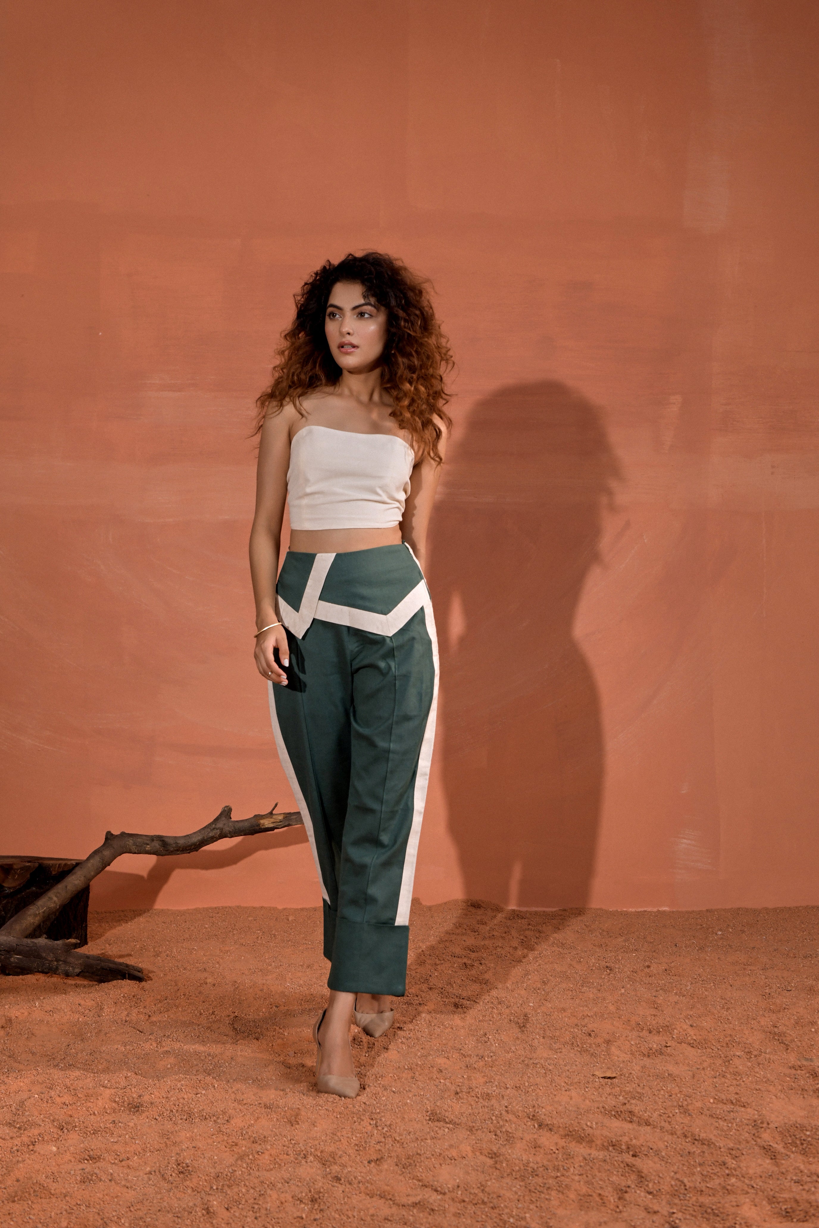 Oliver Mid-Rise Straight Pants