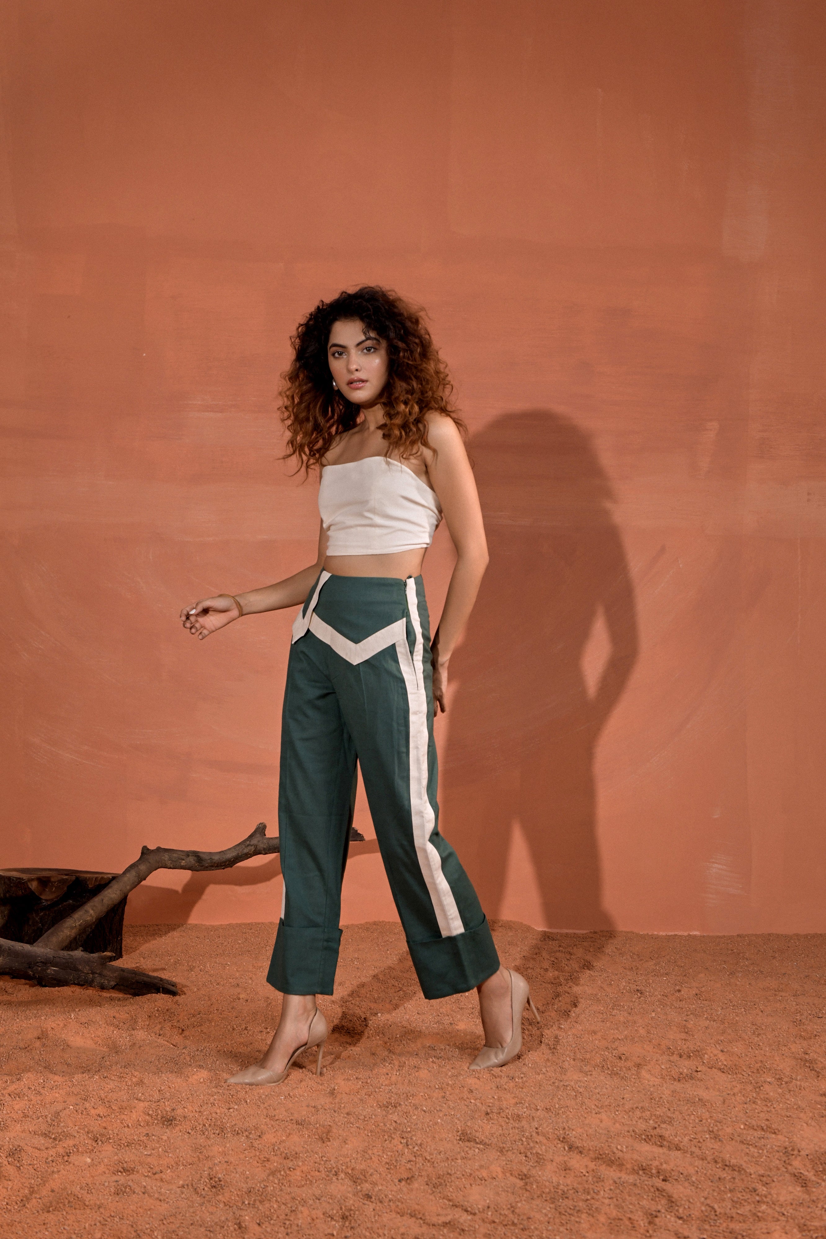 Oliver Mid-Rise Straight Pants