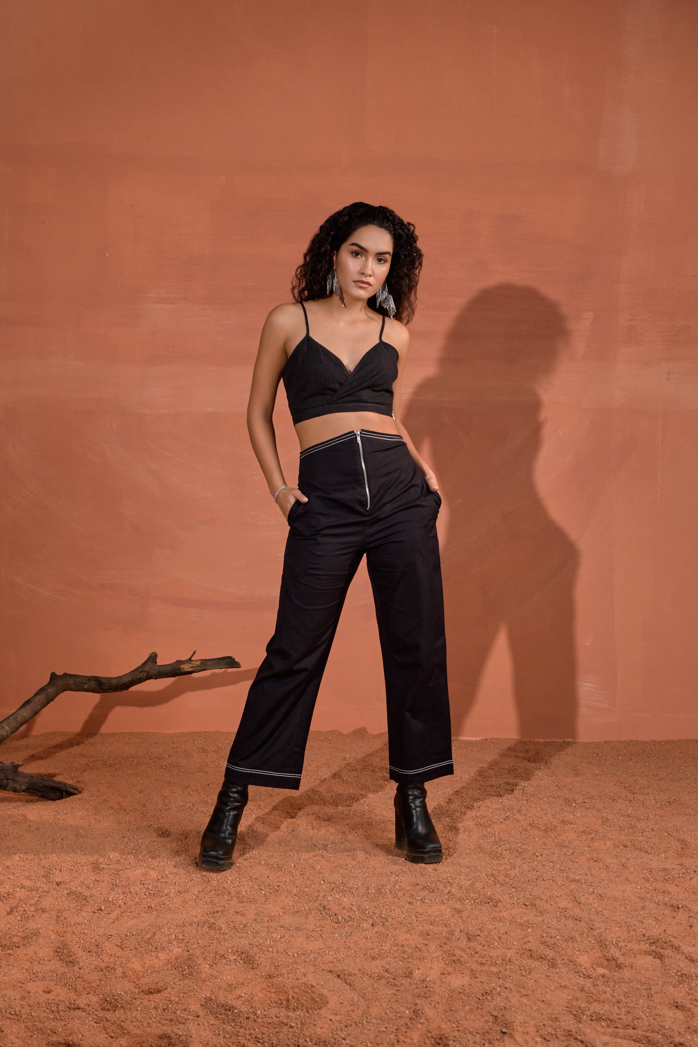 Kendrix High-Rise Straight Pants