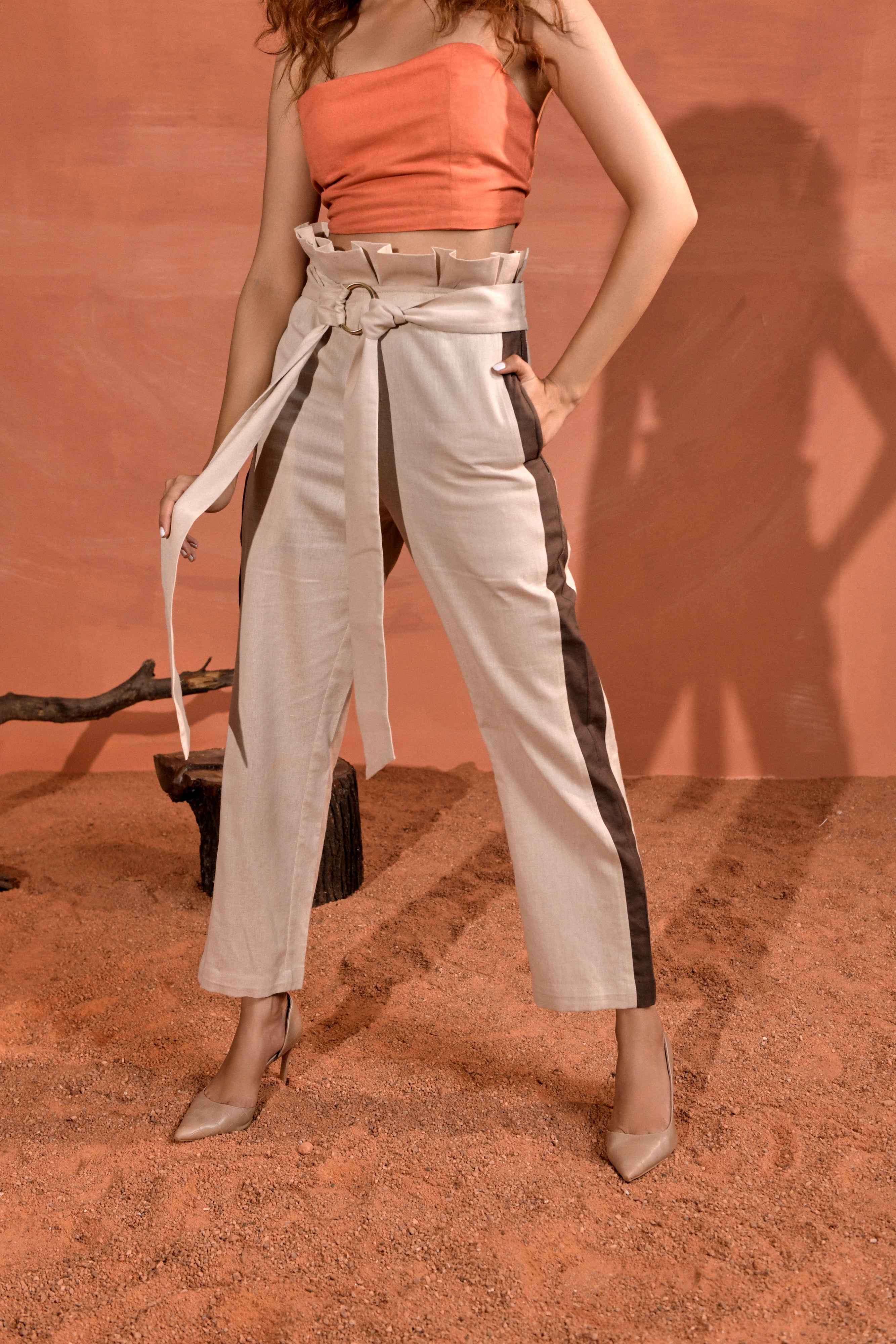 Maeve High-Rise Straight Pants