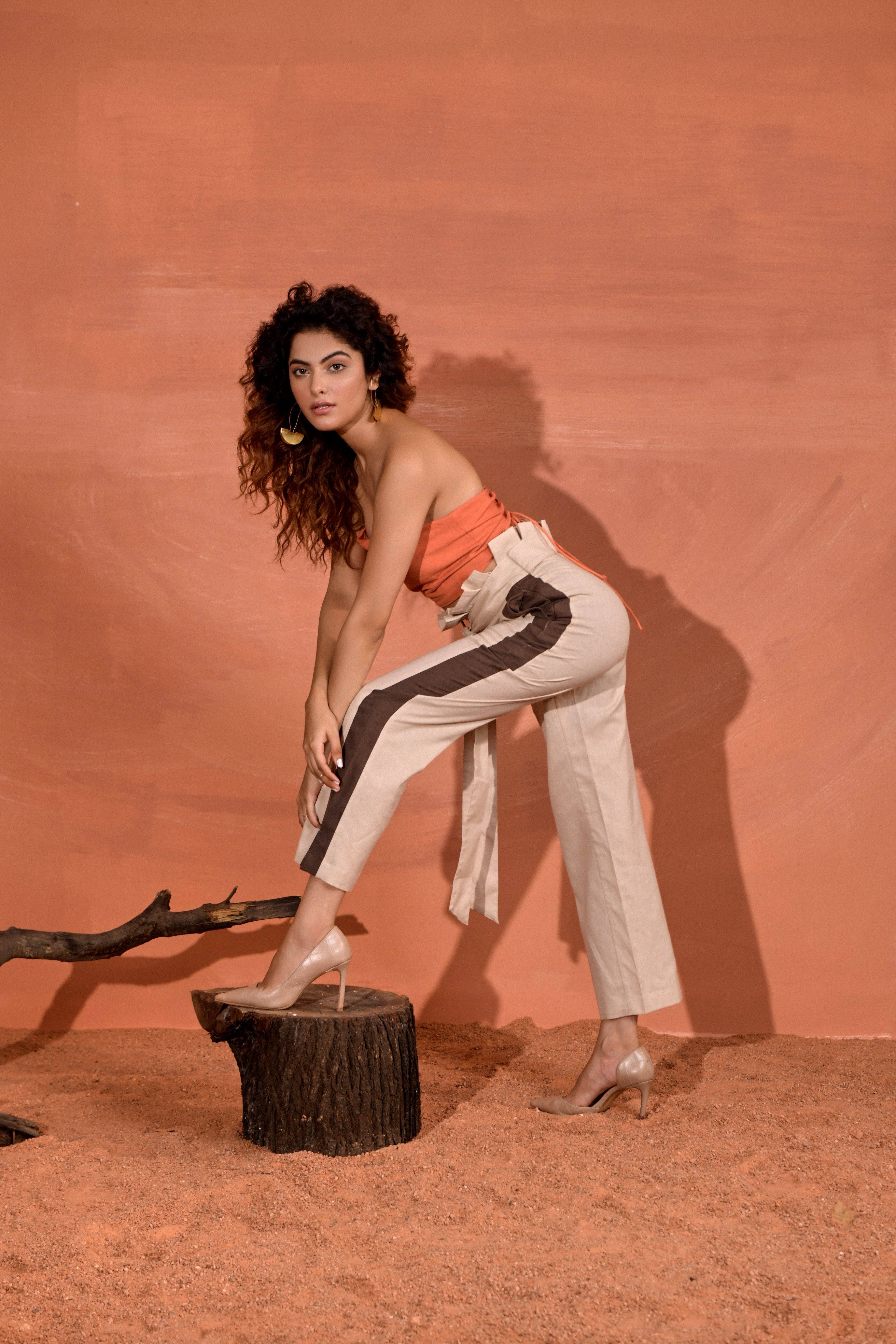 Maeve High-Rise Straight Pants