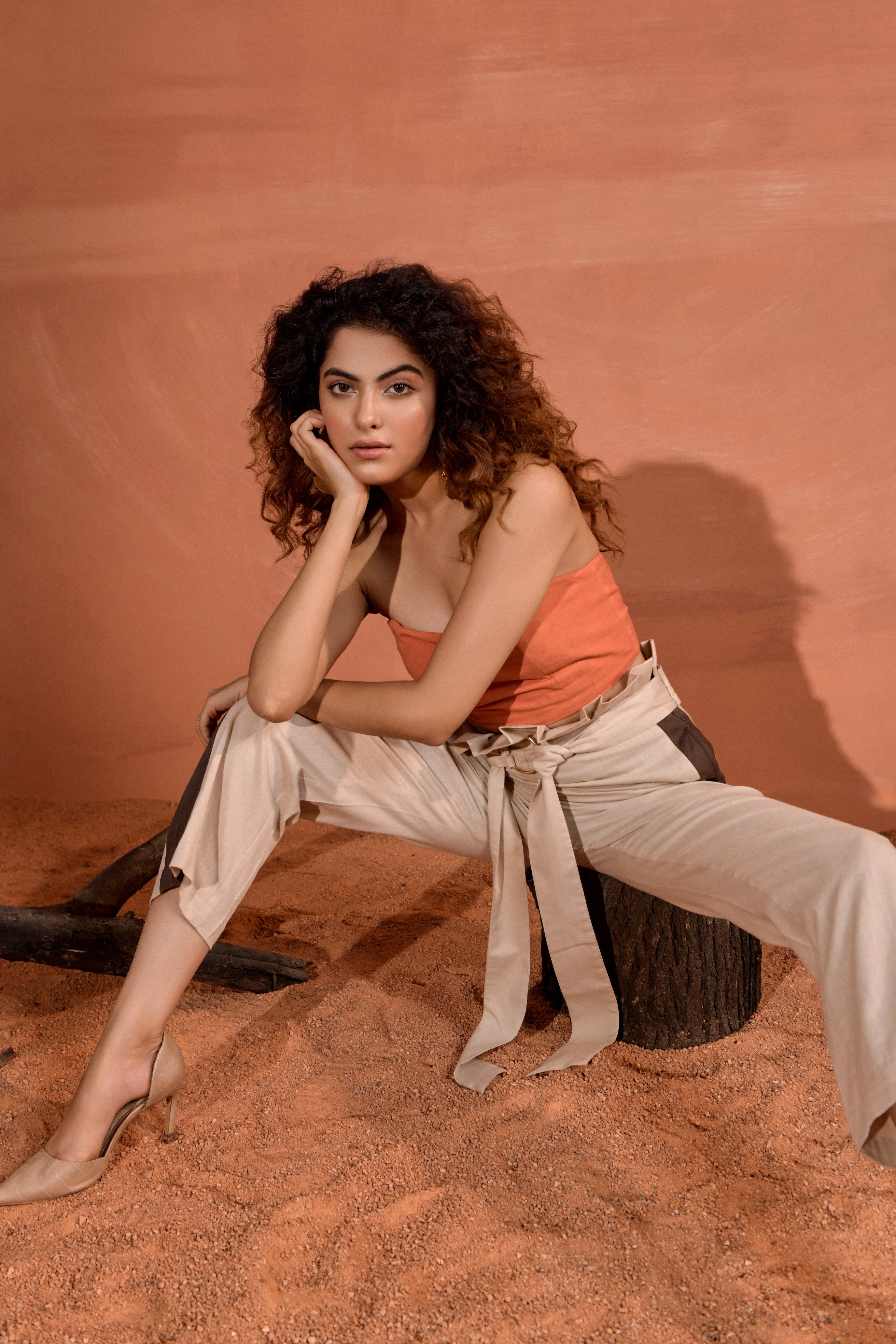 Maeve High-Rise Straight Pants