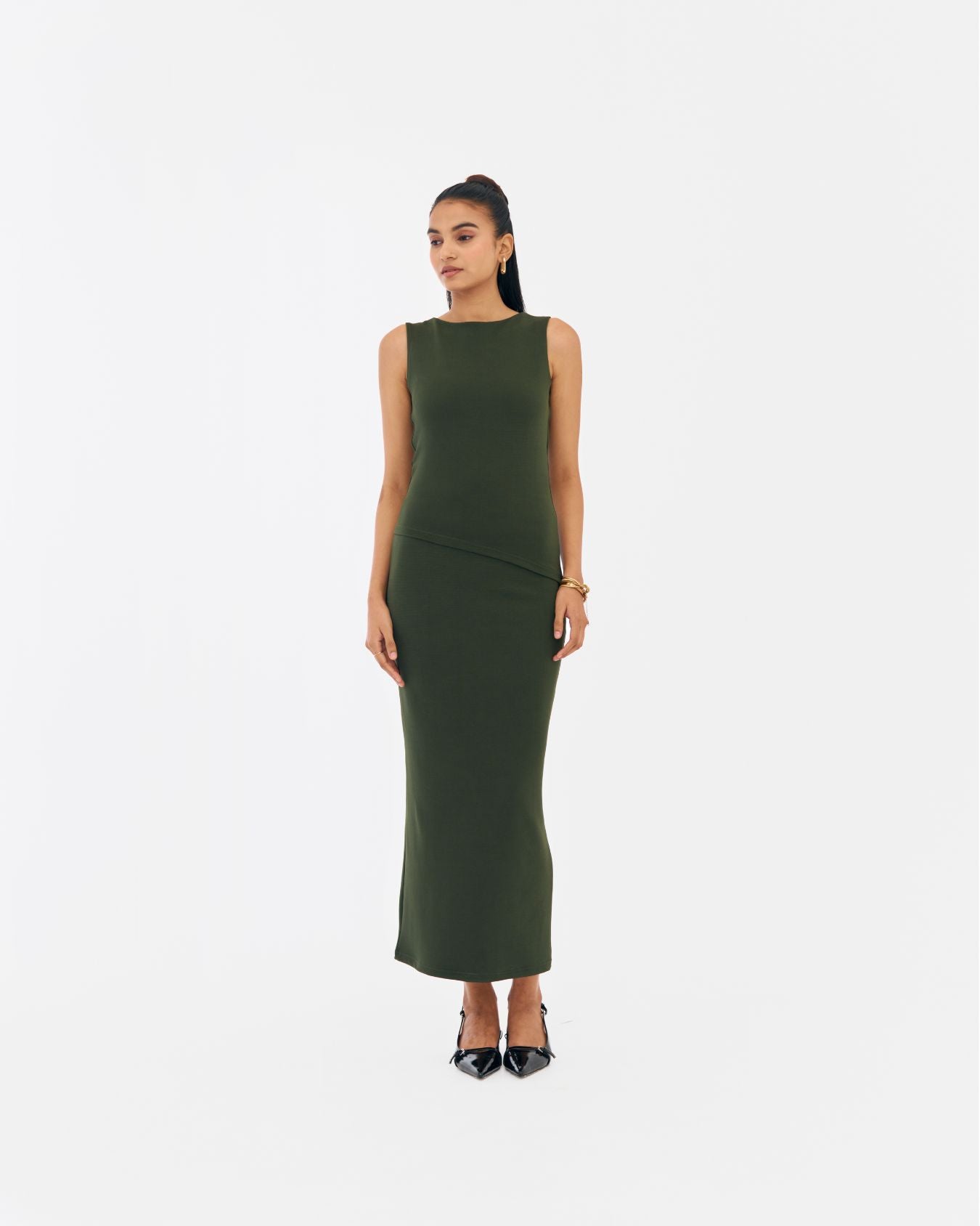 Hazy Co-ord Set Olive