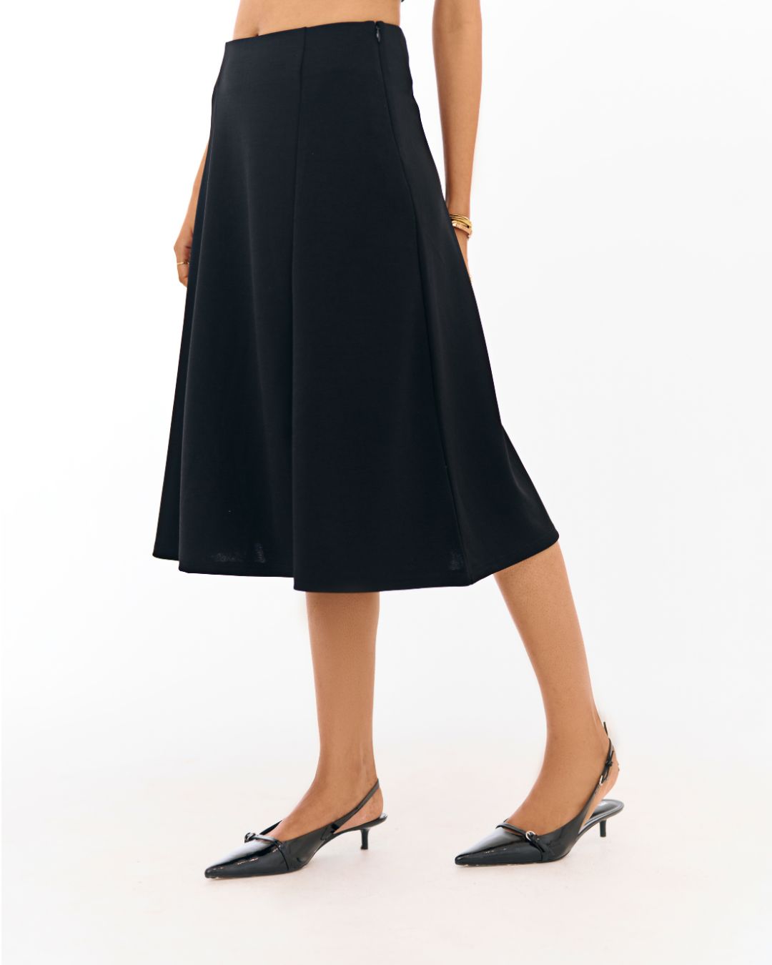 Fierce Midi Skirt Black