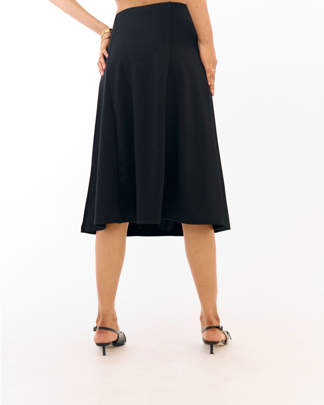 Fierce Midi Skirt Black