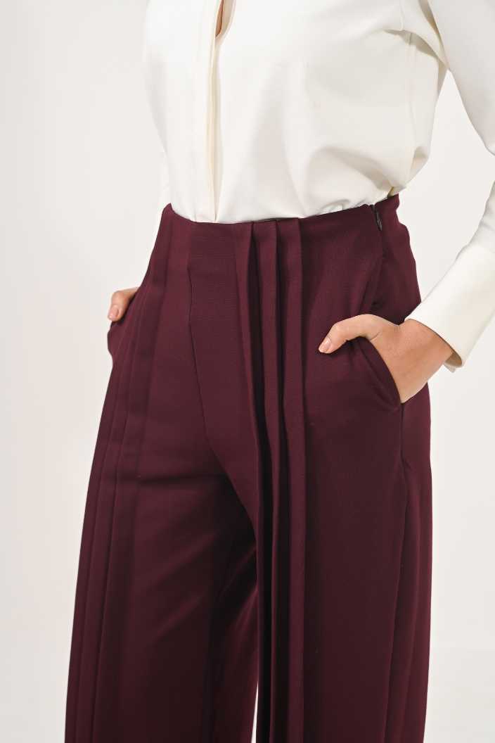 Double pleated pants