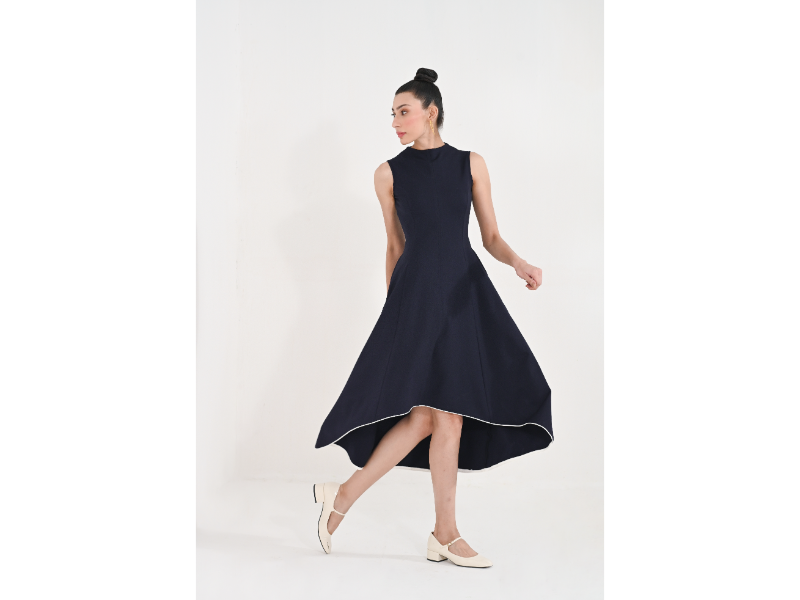 Lumi Blue Asymmetric Dress