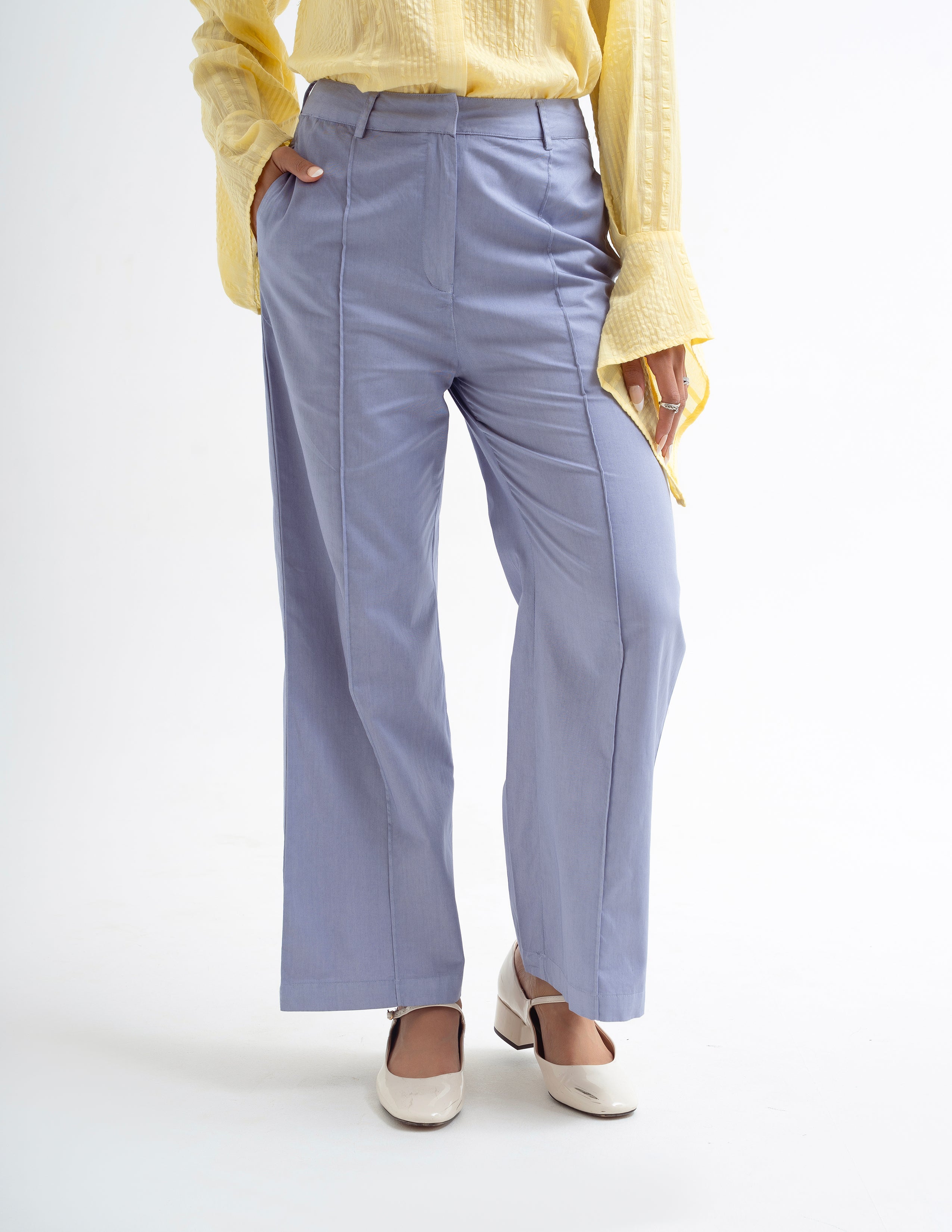 Lavender Blue Pintuck Pant