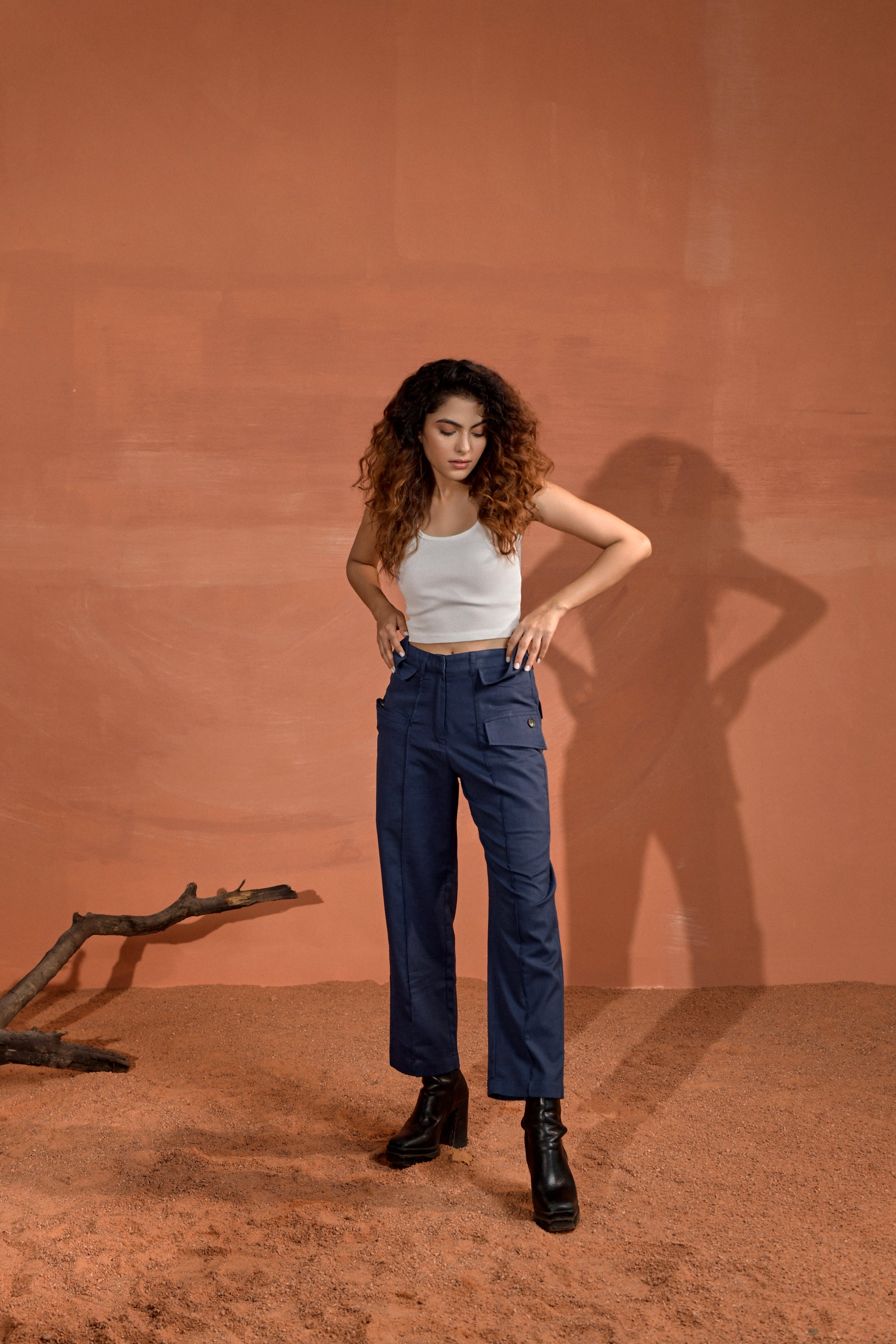 Skyler Mid-Rise Tapered Pants