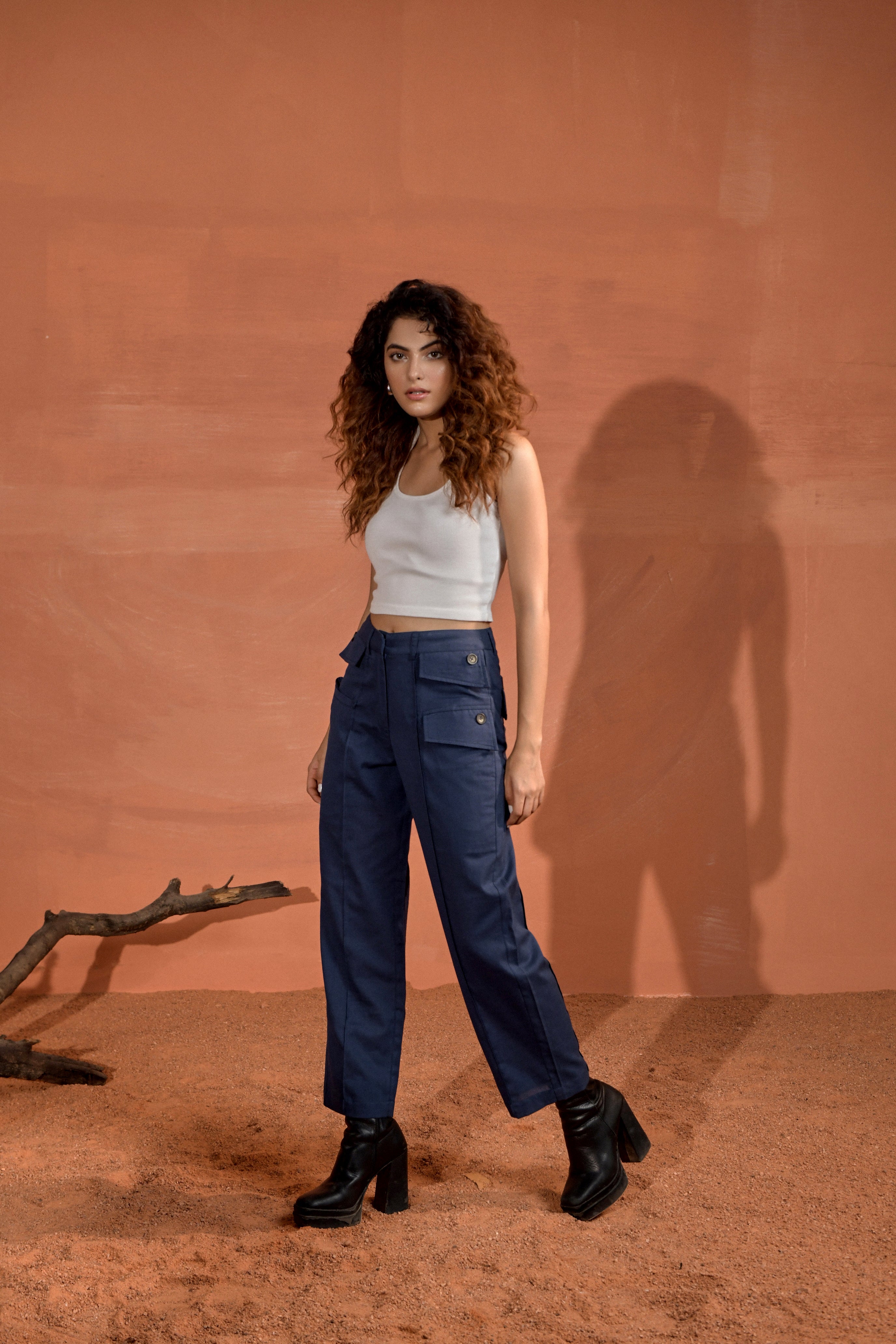 Skyler Mid-Rise Tapered Pants