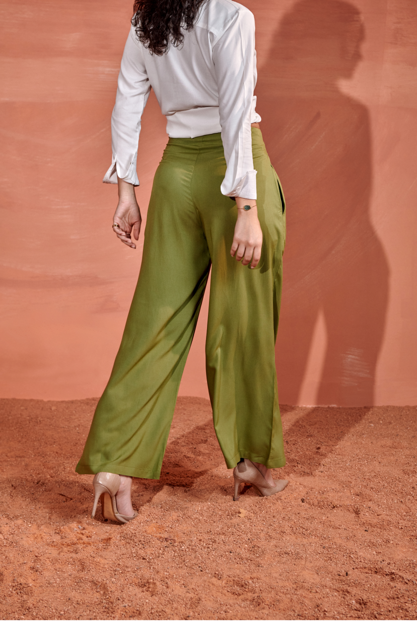 Ivy Mid-Rise Straight Flowy Pants