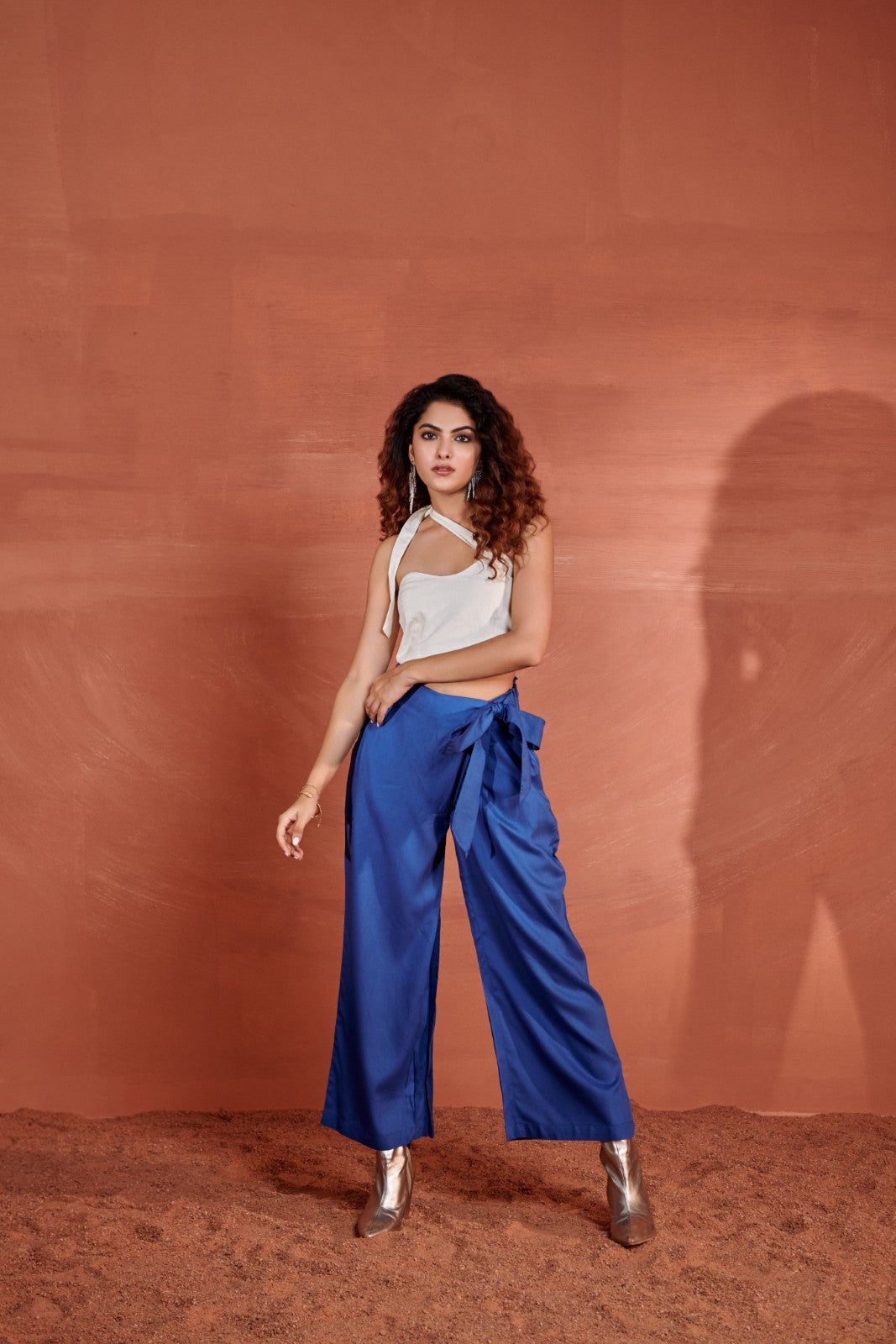 Serena Mid-Rise Straight Flowy Pants