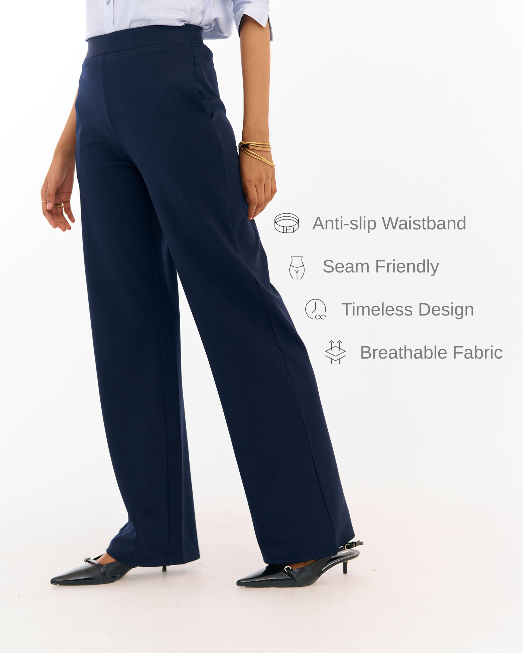 Pragmatic Straight Fit Trouser Blue